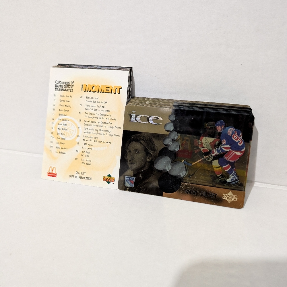 1998 McDonald's Upper Deck ICE hockey trading cards